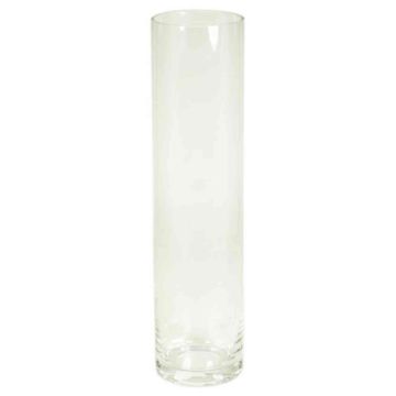 Flower vase SANSA OCEAN, cylinder/round, clear, 16"/40cm, Ø4"/10cm