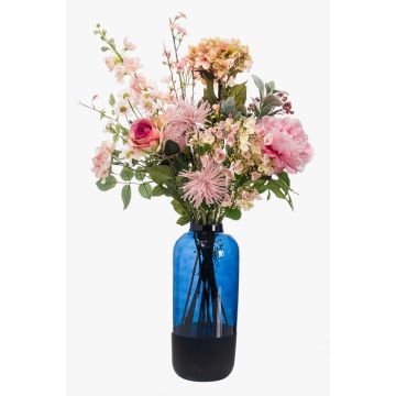 Bouquet of artificial flowers FEME, light pink, 3ft/90cm, Ø 16"/40cm