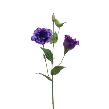 Textile flower Lisianthus JENO, violet, 24"/60cm