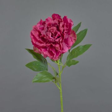 Silk peony DIVIN, pink, 26"/65cm