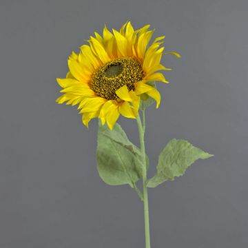 Fake sunflower CORALINE, yellow, 31"/80cm Fake sunflower CORALINE, yellow, 31"/80cm