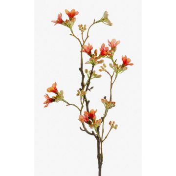 Decorative seven-son flower HEDDA, orange, 18"/45cm