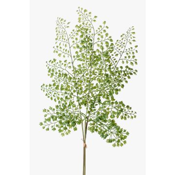 Artificial maidenhair fern branch HALIMA, green, 24"/60cm