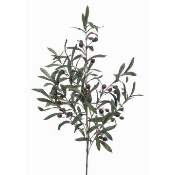 Artificial olive branch CARSON with fruits, 3ft/100cm Artificial olive branch CARSON with fruits, 3ft/100cm