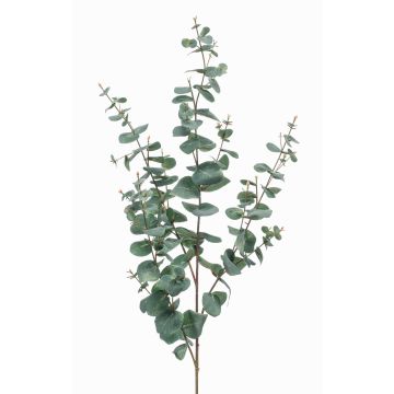 Plastic eucalyptus branch CALLIOPE, green-grey, 4ft/115cm