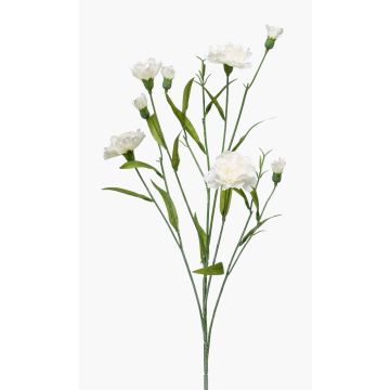 Textile flower carnation KANO, cream, 28"/70cm