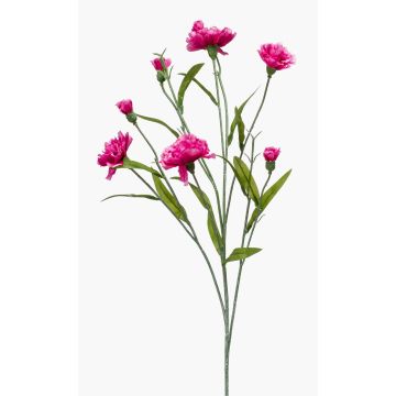 Textile flower carnation KANO, pink, 28"/70cm