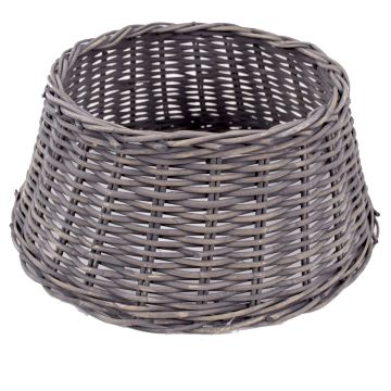Rattan Christmas tree stand (basket) MACARIO, grey, 10"/26cm, Ø26"/65cm Rattan Christmas tree stand (basket) MACARIO, grey, 10"/26cm, Ø26"/65cm