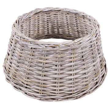 Rattan Christmas tree stand MACARIO, whitewashed, 10"/26cm, Ø26"/65cm Rattan Christmas tree stand MACARIO, whitewashed, 10"/26cm, Ø26"/65cm