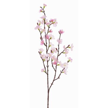 Artificial cherry blossom branch ARIELLE with blossoms, pink-pink, 75 cm, Ø 1.5–3.5 cm