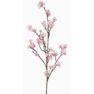Artificial cherry blossom branch ARIELLE with blossoms, pink, 100cm, Ø1.5–3.5cm
