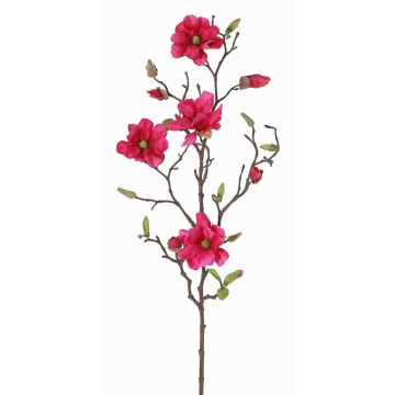 Decorative magnolia MARGA, fuchsia, 31"/80cm, Ø2.8"-3.1"/7-8cm Decorative magnolia MARGA, fuchsia, 31"/80cm, Ø2.8"-3.1"/7-8cm