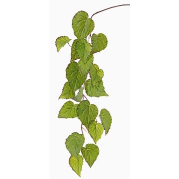 Decorative leaf begonia branch KATRICE, green-red, 4ft/110cm Decorative leaf begonia branch KATRICE, green-red, 4ft/110cm