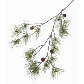 Decorative pine branch PIXY with cones, 4ft/110cm Decorative pine branch PIXY with cones, 4ft/110cm