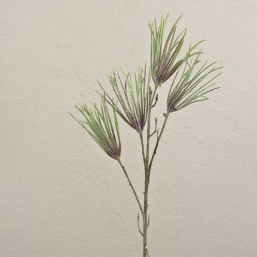 Artificial pine branch PEER, glitter, green, 80 cm Artificial pine branch PEER, glitter, green, 80 cm