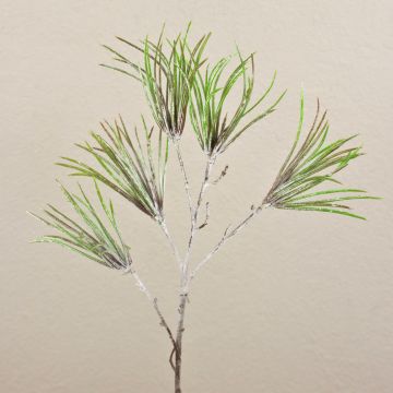 Artificial pine branch PEER, frosted, green-grey, 80cm Artificial pine branch PEER, frosted, green-grey, 80cm