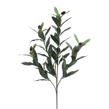 Artificial branch Olive VORLEN with fruits, 20"/50cm