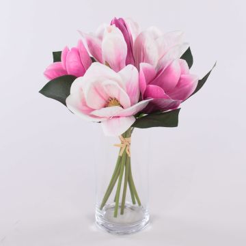 KAYLE fabric magnolia bouquet, pink-pink, 30cm, Ø25cm KAYLE fabric magnolia bouquet, pink-pink, 30cm, Ø25cm
