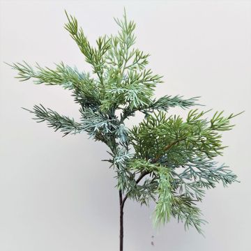 Fake cedar branch BALTHILDE, green, 31"/80cm