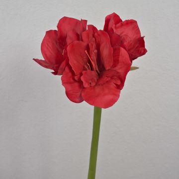 Artificial flower Amaryllis MARKUNO, red, 24"/60cm