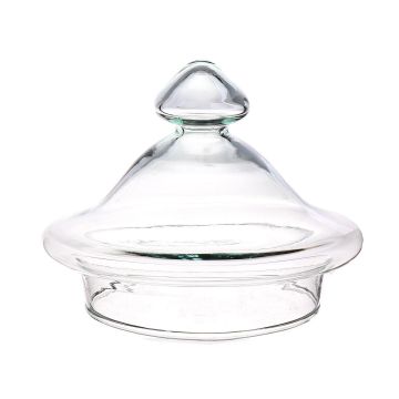DOMINGAS glass lid for storage jar, with handle, clear, 13 cm, Ø15 cm DOMINGAS glass lid for storage jar, with handle, clear, 13 cm, Ø15 cm