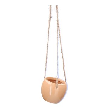 Dolomite DOMINGOS hanging basket, peach, 7/36 cm, Ø8.3 cm Dolomite DOMINGOS hanging basket, peach, 7/36 cm, Ø8.3 cm