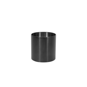 ALVARO stainless steel planter with castors, anthracite, 41.5 cm, Ø40 cm