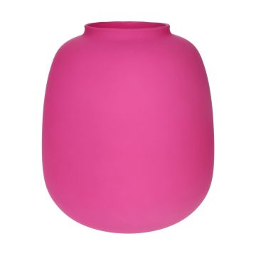 CAYDENCE glass vase, matt pink, 25.3 cm, Ø 22.2 cm CAYDENCE glass vase, matt pink, 25.3 cm, Ø 22.2 cm