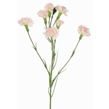 Decorative carnation branch PIARA, pale pink, 60 cm, Ø 3–5 cm Decorative carnation branch PIARA, pale pink, 60 cm, Ø 3–5 cm
