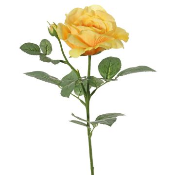 WAIOLA decorative rose, yellow, 65cm, Ø11cm WAIOLA decorative rose, yellow, 65cm, Ø11cm