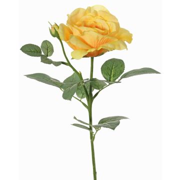 Decorative rose WAIOLA, yellow, 26"/65cm, Ø4.3"/11cm Decorative rose WAIOLA, yellow, 26"/65cm, Ø4.3"/11cm