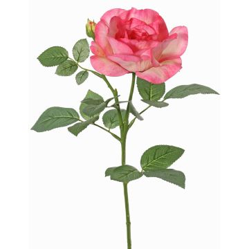 WAIOLA decorative rose, pink-pink, 65 cm, Ø 11 cm WAIOLA decorative rose, pink-pink, 65 cm, Ø 11 cm