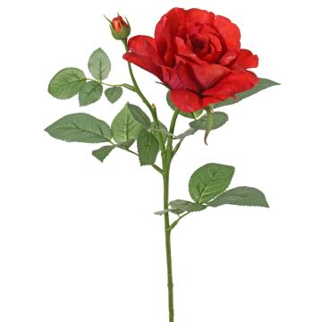 WAIOLA decorative rose, red, 65cm, Ø11cm WAIOLA decorative rose, red, 65cm, Ø11cm