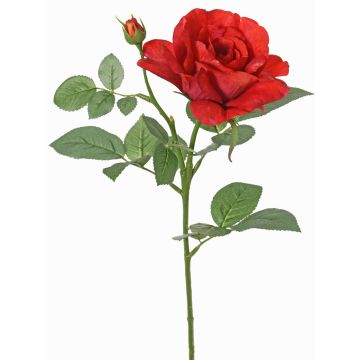 WAIOLA decorative rose, red, 65cm, Ø11cm WAIOLA decorative rose, red, 65cm, Ø11cm