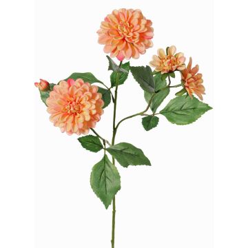 QUINKA dahlia decorative branch, peach, 70cm QUINKA dahlia decorative branch, peach, 70cm