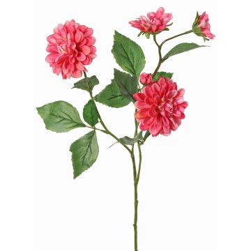 Decorative dahlia branch QUINKA, pink, 70cm Decorative dahlia branch QUINKA, pink, 70cm