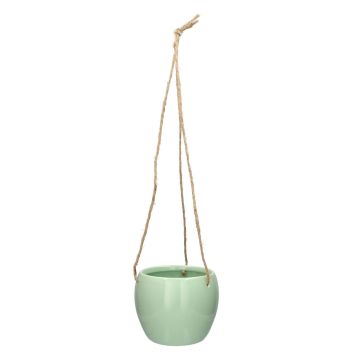 Dolomit DOMINGOS hanging basket, mint, 10/65 cm, Ø13 cm Dolomit DOMINGOS hanging basket, mint, 10/65 cm, Ø13 cm