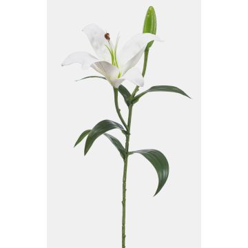 Artificial Tiger Lily MIXLON, white, 55cm, Ø13cm