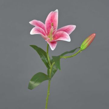 Artificial Tiger Lily MIXLON, pink, 55cm, Ø13cm