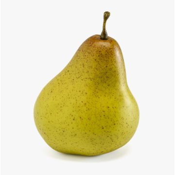 Decorative KAMALA pear, green-brown, 9.5 cm, Ø 8 cm Decorative KAMALA pear, green-brown, 9.5 cm, Ø 8 cm