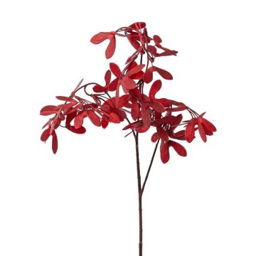 Artificial branch Maple KLIMON with fruits, dark red, 26"/65cm Artificial branch Maple KLIMON with fruits, dark red, 26"/65cm