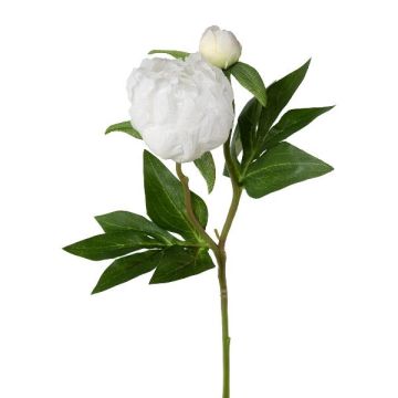 False flower Peony CORENY, white, 18"/45cm