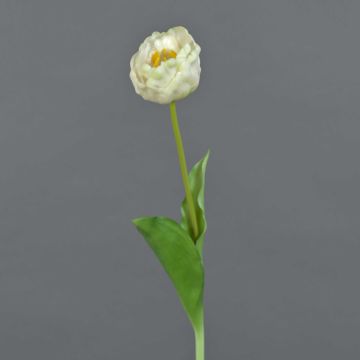 False flower tulip LURANA, white, 22"/55cm, Ø2.8"/7cm False flower tulip LURANA, white, 22"/55cm, Ø2.8"/7cm