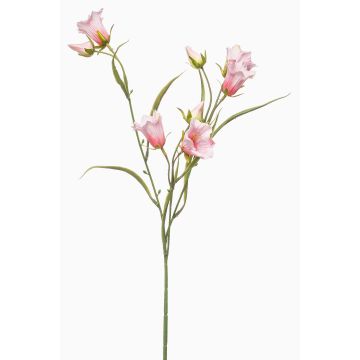 Artificial bellflower branch EMMELY, light pink, 26"/65cm