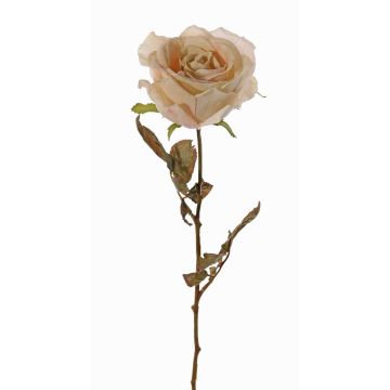 Artificial rose NAJMA, dried look, cream-pink, 26"/65cm, Ø3.9"/10cm Artificial rose NAJMA, dried look, cream-pink, 26"/65cm, Ø3.9"/10cm