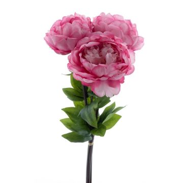 False flower Peony bunch DUDIL, pink-fuchsia, 20"/50cm