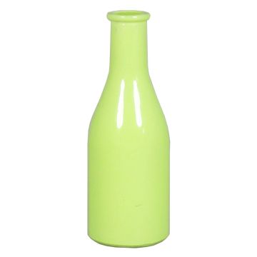 Glass bottle ANYA, light green, 7"/18cm, Ø2.6"/6,5cm