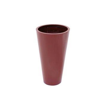 LEOPOLDO plant pot, red, 69 cm, Ø39 cm
