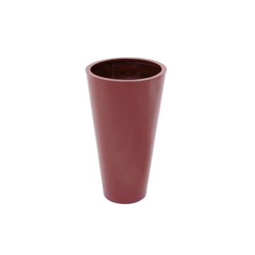 Plant pot LEOPOLDO, red, 27"/69cm, Ø15"/39cm Plant pot LEOPOLDO, red, 27"/69cm, Ø15"/39cm