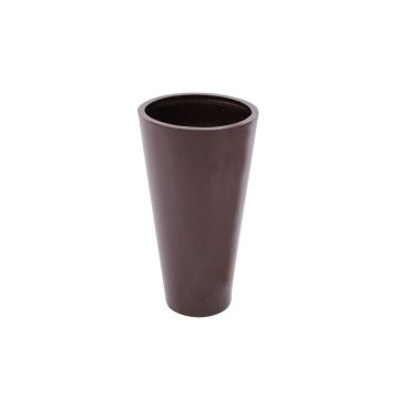 LEOPOLDO plant pot, brown, 69cm, Ø39cm